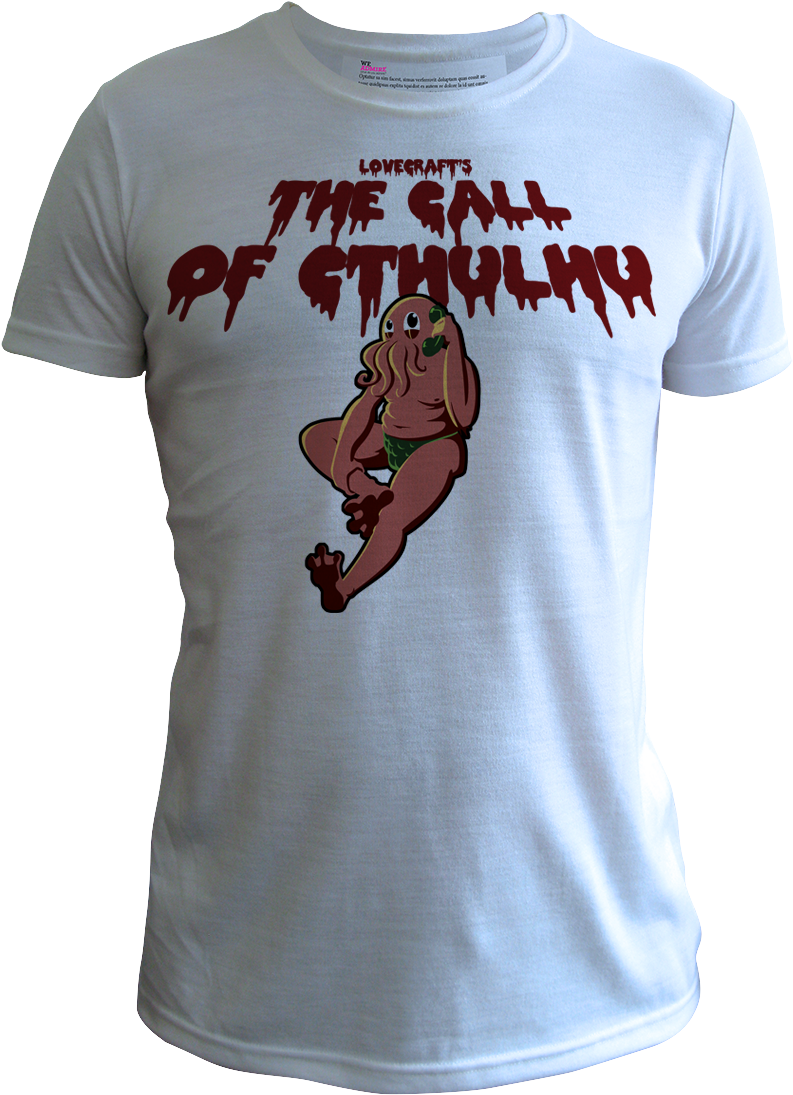 Cthulhu Shrimp Men Blue - Nikon F3 T Shirt Clipart (800x1101), Png Download