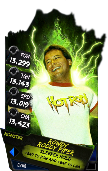 Roddypiper S4 17 Monster - Wwe Supercard Braun Strowman Monster Clipart (456x720), Png Download