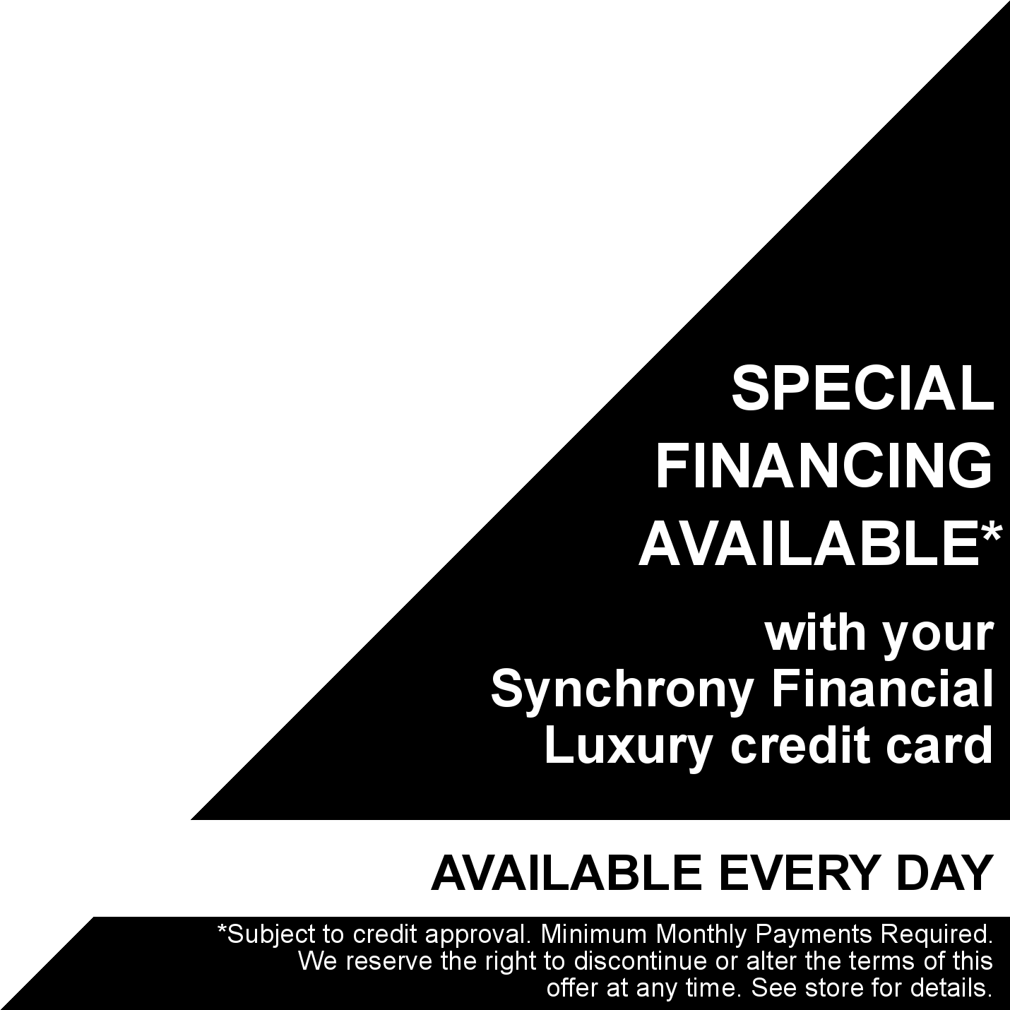 Special Financing Available - Triangle Clipart (1430x1430), Png Download