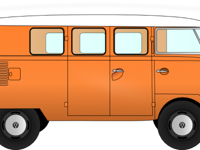 Hippie Clipart Volkswagen Van - Van Car Clipart - Png Download (640x480), Png Download