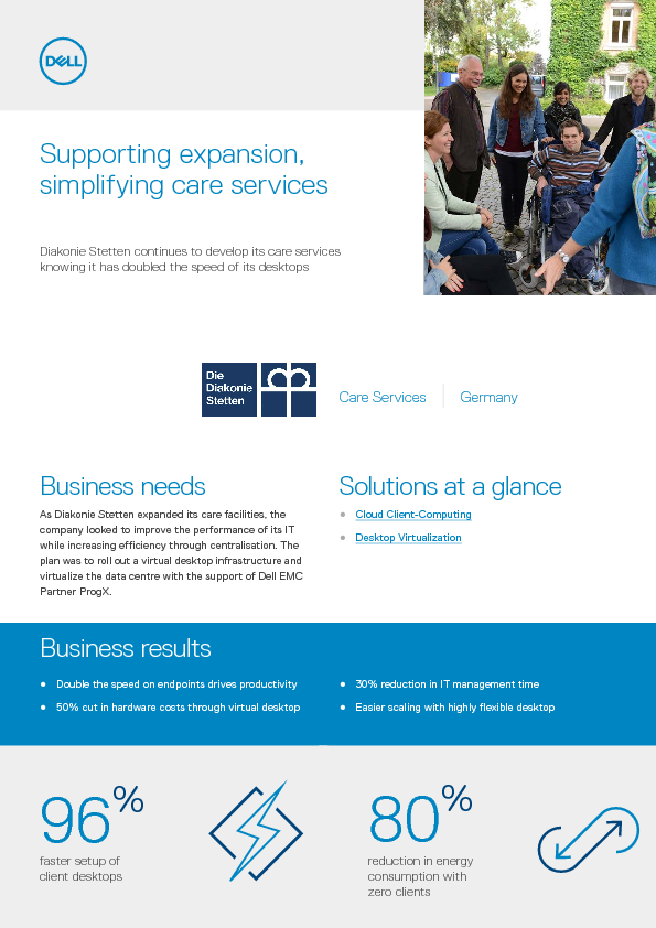 Thumb Original 1 H16182 Dell Emc Diakoniestetten En - Online Advertising Clipart (595x842), Png Download