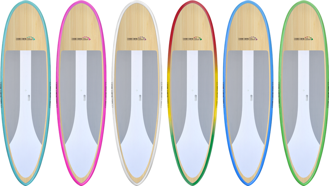 Island Classic Bamboo Cruiser Lineup - Hoe Nalu Paddle Board Clipart (1080x624), Png Download