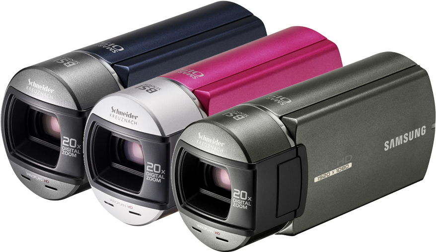 Video-samsung - Samsung Hmx Q10 Clipart (888x547), Png Download