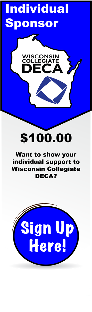 Wisconsin Collegiate Deca Is A 501 3 Non-profit Organization - Collegiate Deca Clipart (443x1280), Png Download
