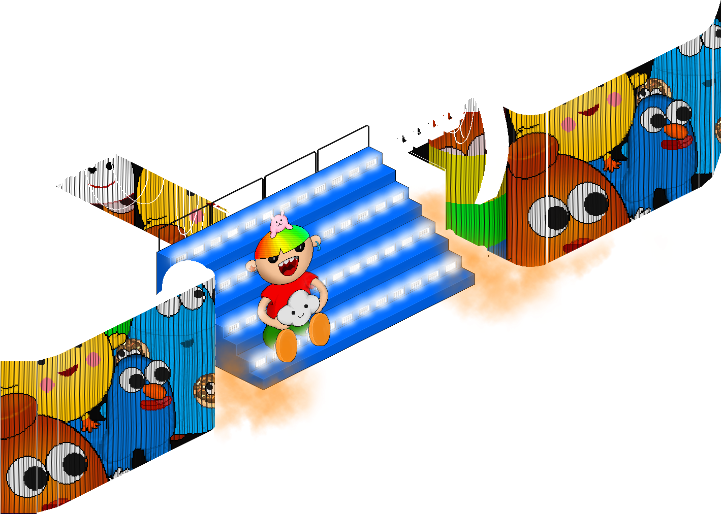 14 J Balvin Mi Gente Escenografia 3 Clipart (2690x1659), Png Download