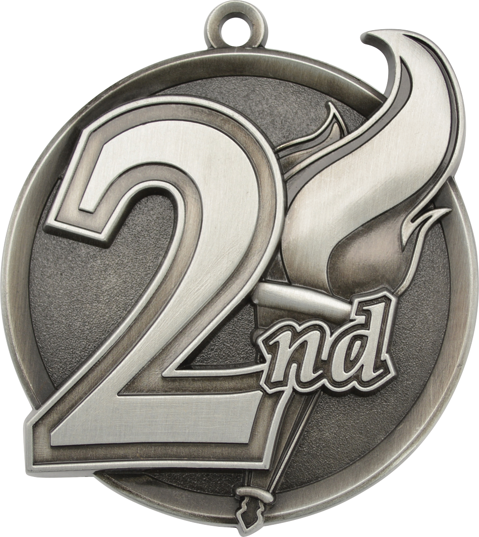 Medal 2nd Place Clipart (981x1101), Png Download