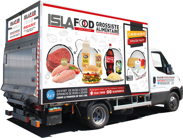 Camion - Commercial Vehicle Clipart (865x554), Png Download