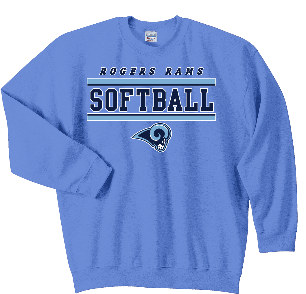 Rogers Softball Crewneck Sweatshirt - Marla Catherine Merch Hoodie Clipart (1200x1200), Png Download