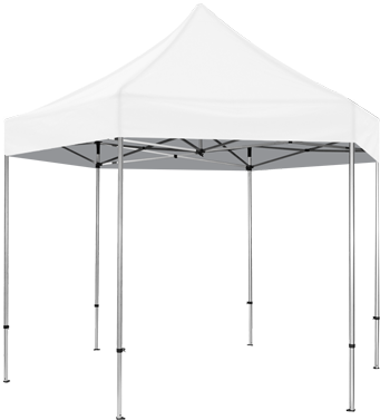 White Pavilion Pop Up Tent Deluxe 13 X 13 & Walls - Canopy Clipart (686x600), Png Download