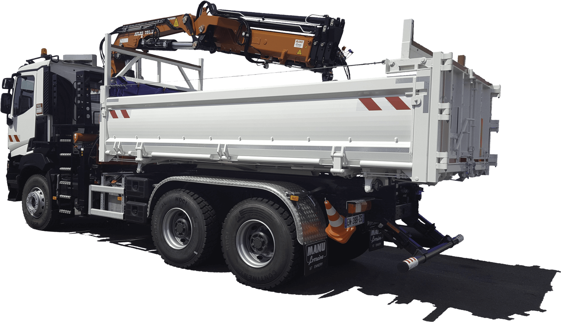 Camion - Trailer Truck Clipart (1920x1114), Png Download