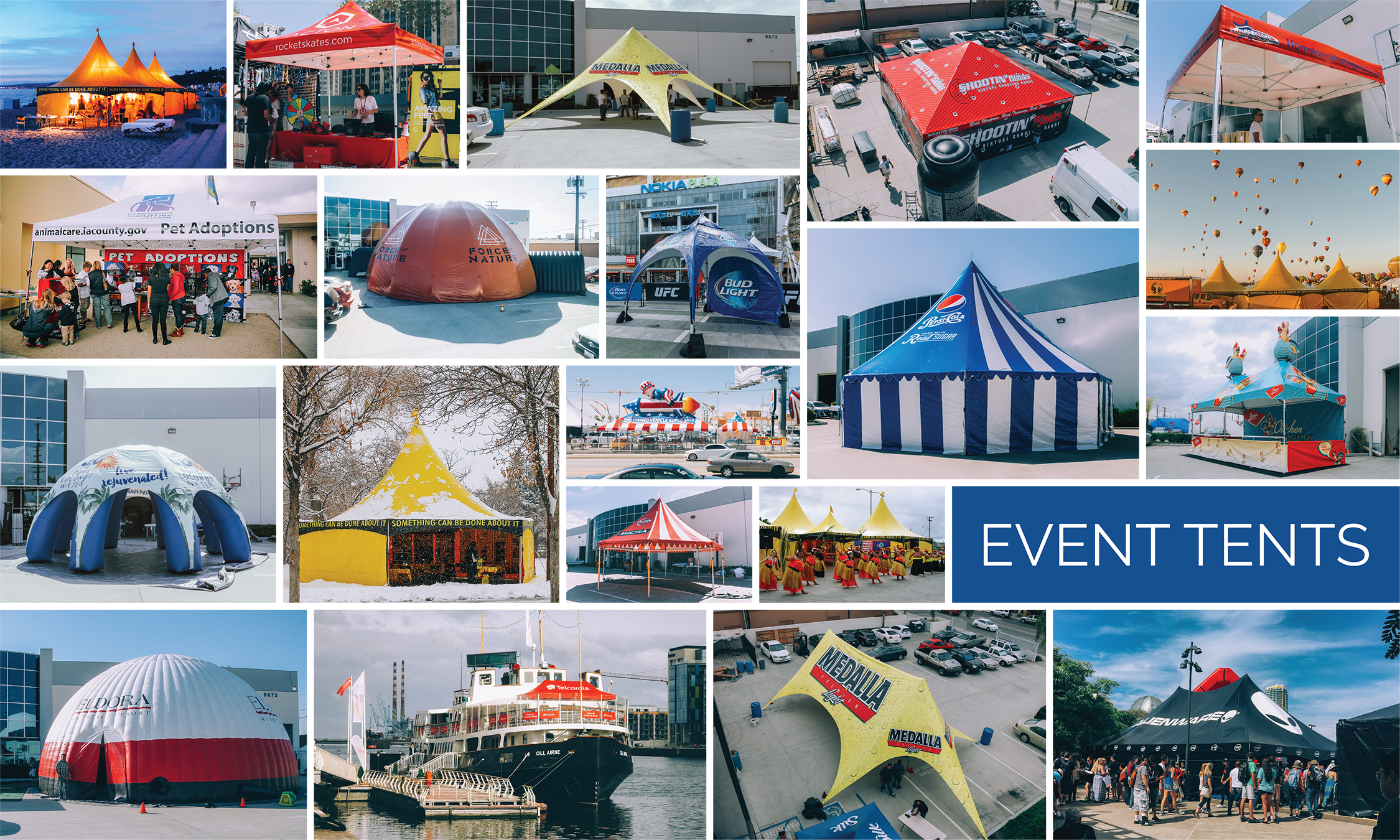 Event Tents Are Commonly Thought To Be High Peak Tents - Vacation Clipart (2250x1350), Png Download