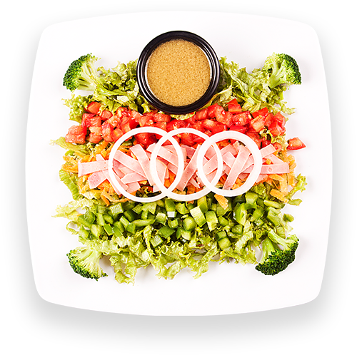 Ensalada - Garden Salad Clipart (600x600), Png Download