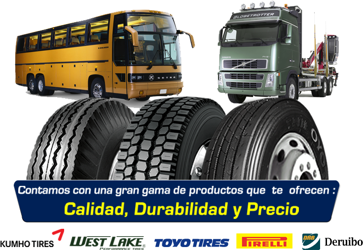 Banner Llantas De Camion - Commercial Vehicle Clipart (931x536), Png Download