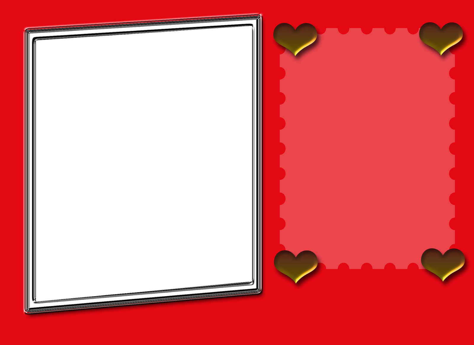 Molduras Para Fotos Amor - Moldura Foto Dia Dos Namorados Clipart (1600x1166), Png Download
