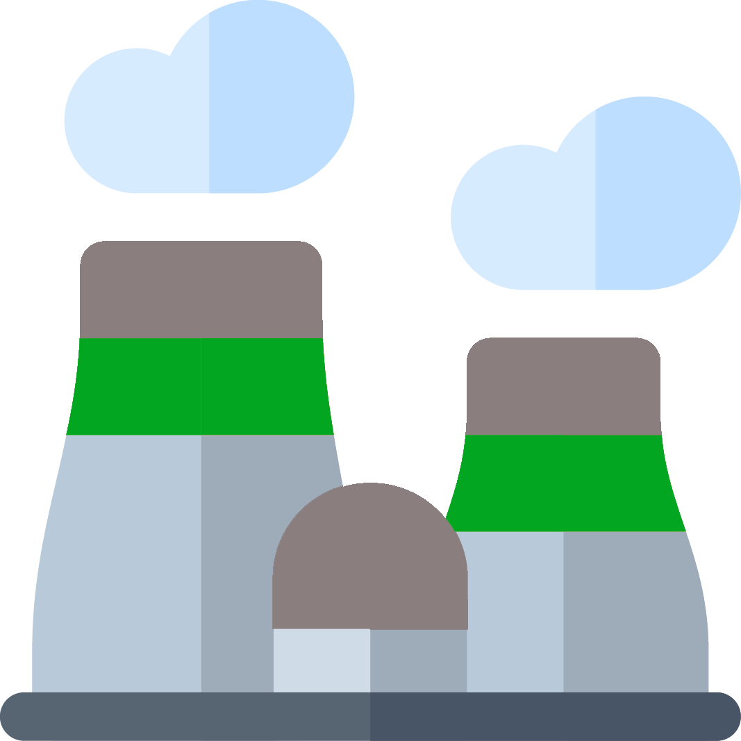 Power Plant Cartoon , Png Download - Power Plant Cartoon Transparent Clipart (1067x1067), Png Download