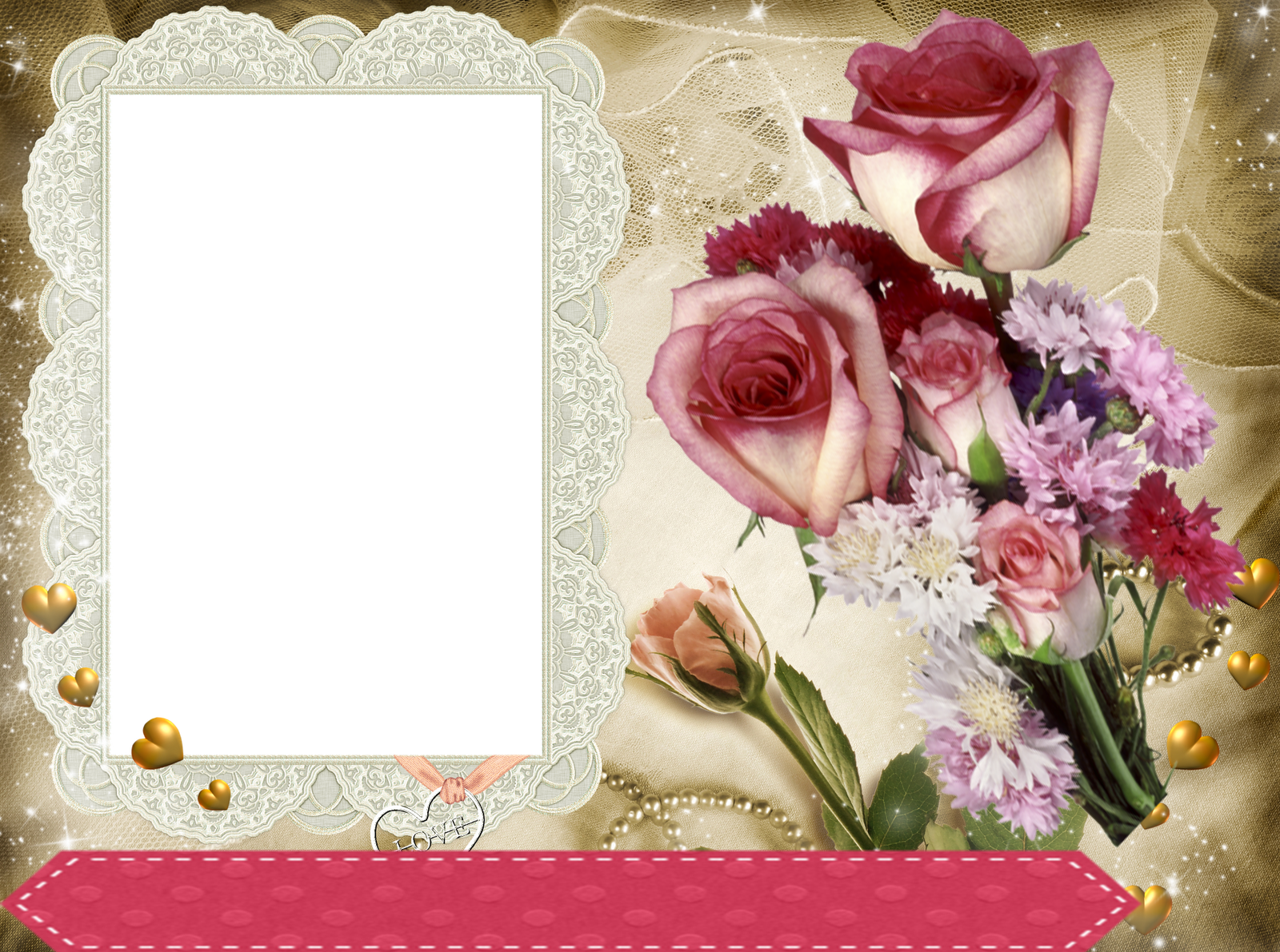 Site De Montagem De Fotos Online - Romantico Montagem Molduras Para Fotos Gratis Clipart (1600x1191), Png Download