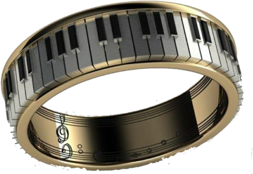 Report Abuse - Piano Ring Clipart (902x643), Png Download