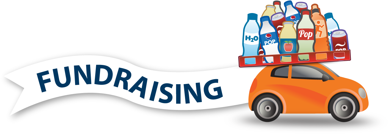 Bottle Drive Fundraising - Bottle Drive Clip Art - Png Download (1342x481), Png Download