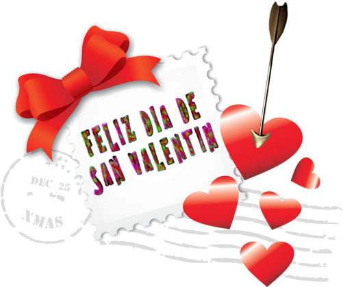 Imágenes De Feliz Día De San Valentín - Днем Святого Валентина Открытки Clipart (800x600), Png Download