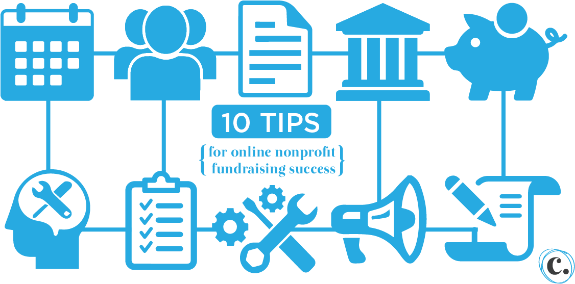 10 Tips For Online Nonprofit Fundraising Success - Icon Clipart (1200x628), Png Download