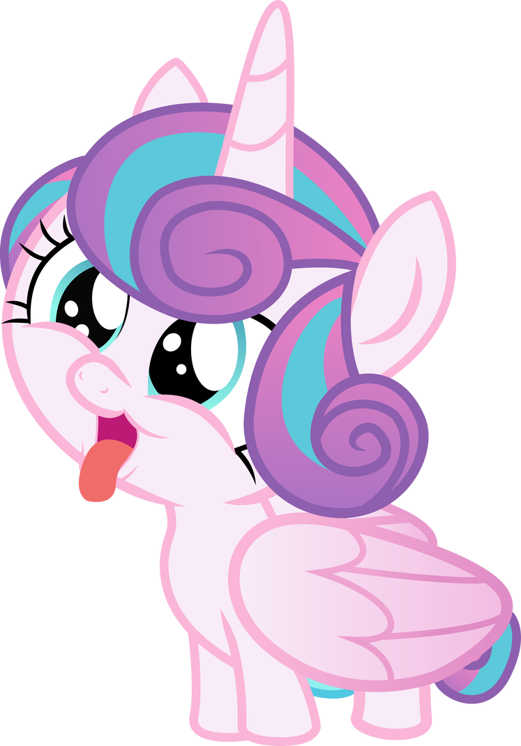Babysitting Fillies Isn't For Fluttershy - Cute Flurry Heart Clipart (747x1070), Png Download