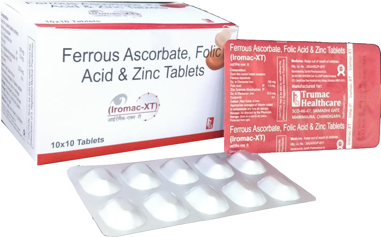 Ferrous Ascorbate Folic Acid Zinc Tablets Manufacturers - Ferrous Ascorbate Folic Acid And Zinc Tablets Clipart (1280x917), Png Download