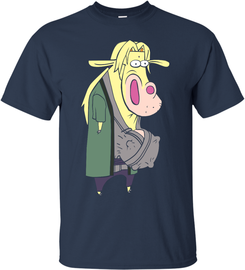 Super Cow Tsunade T-shirt - Shirt Clipart (1155x1155), Png Download