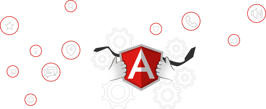 Angularjs - Angular Js Development Icons Clipart (921x377), Png Download