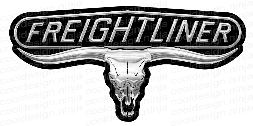Freightliner Decal Clipart (973x487), Png Download