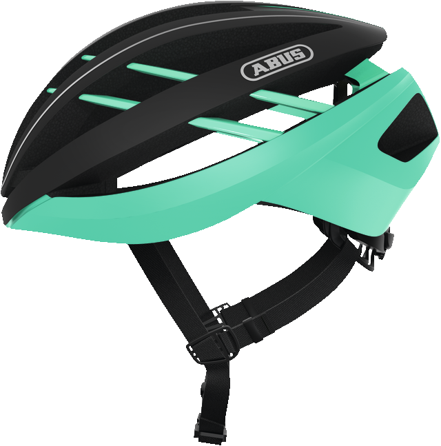 Aventor Celeste Green M - Abus Helmet Clipart (640x647), Png Download