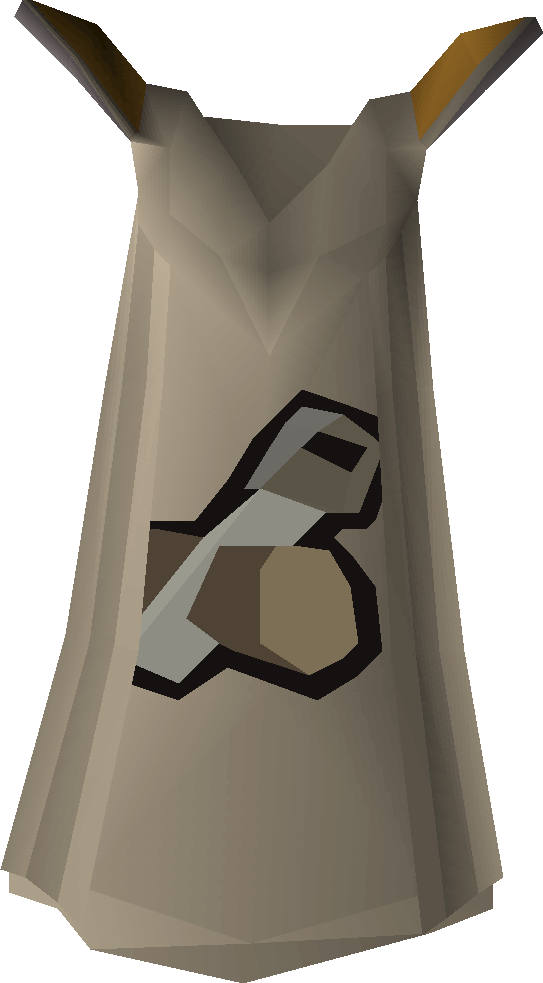 Construct Cape Old School Runescape Wiki Fandom - Osrs Runecrafting Skillcape Clipart (543x983), Png Download