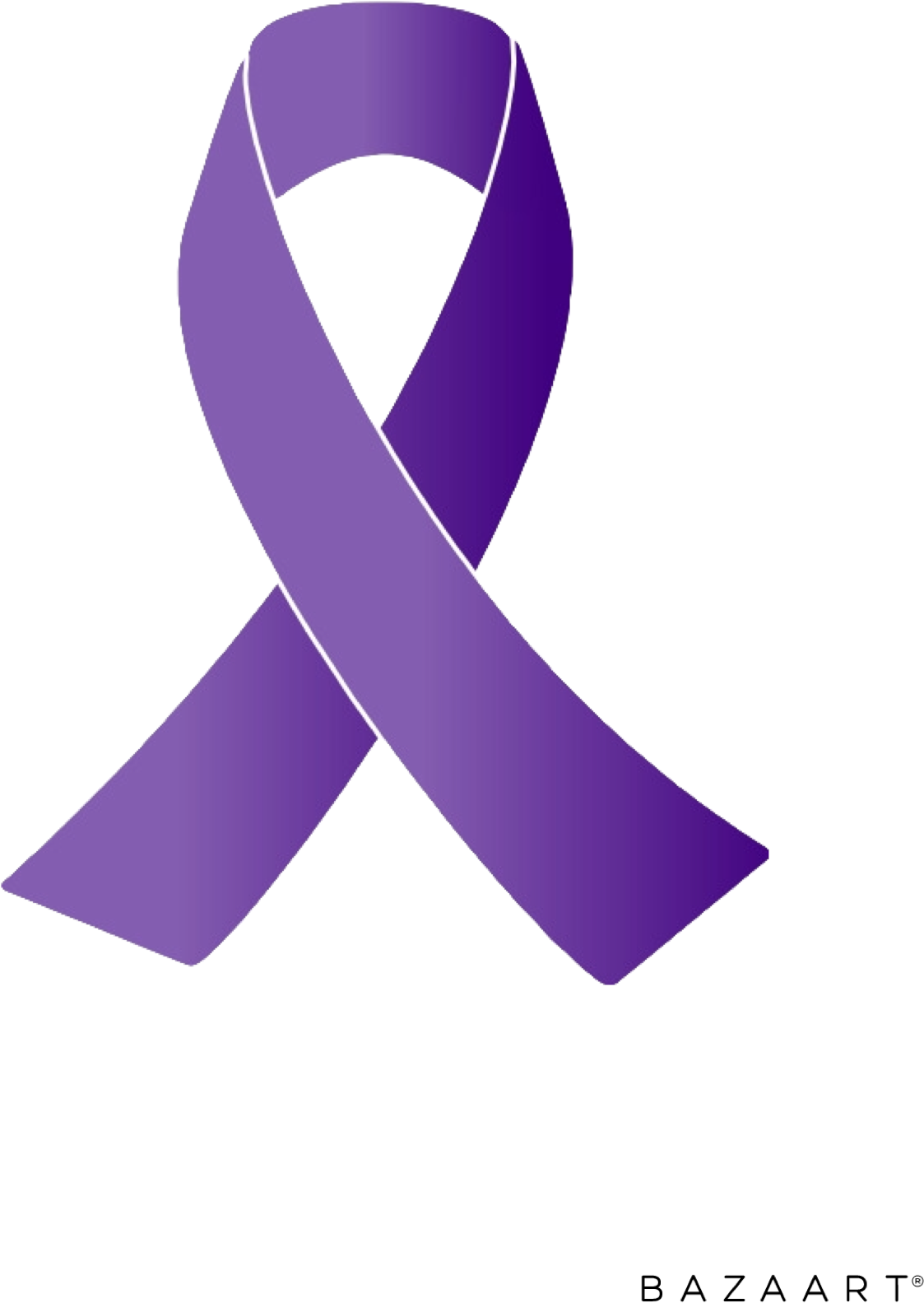Purple Ribbon Clip Art For Overdose Awareness - Dia Mundial De La Epilepsia - Png Download (1242x1922), Png Download