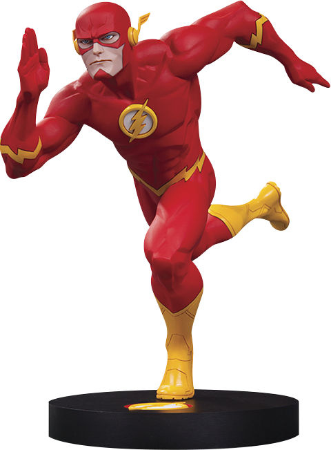 The Flash Statue - Dc Collectibles Flash Statue Clipart (480x651), Png Download
