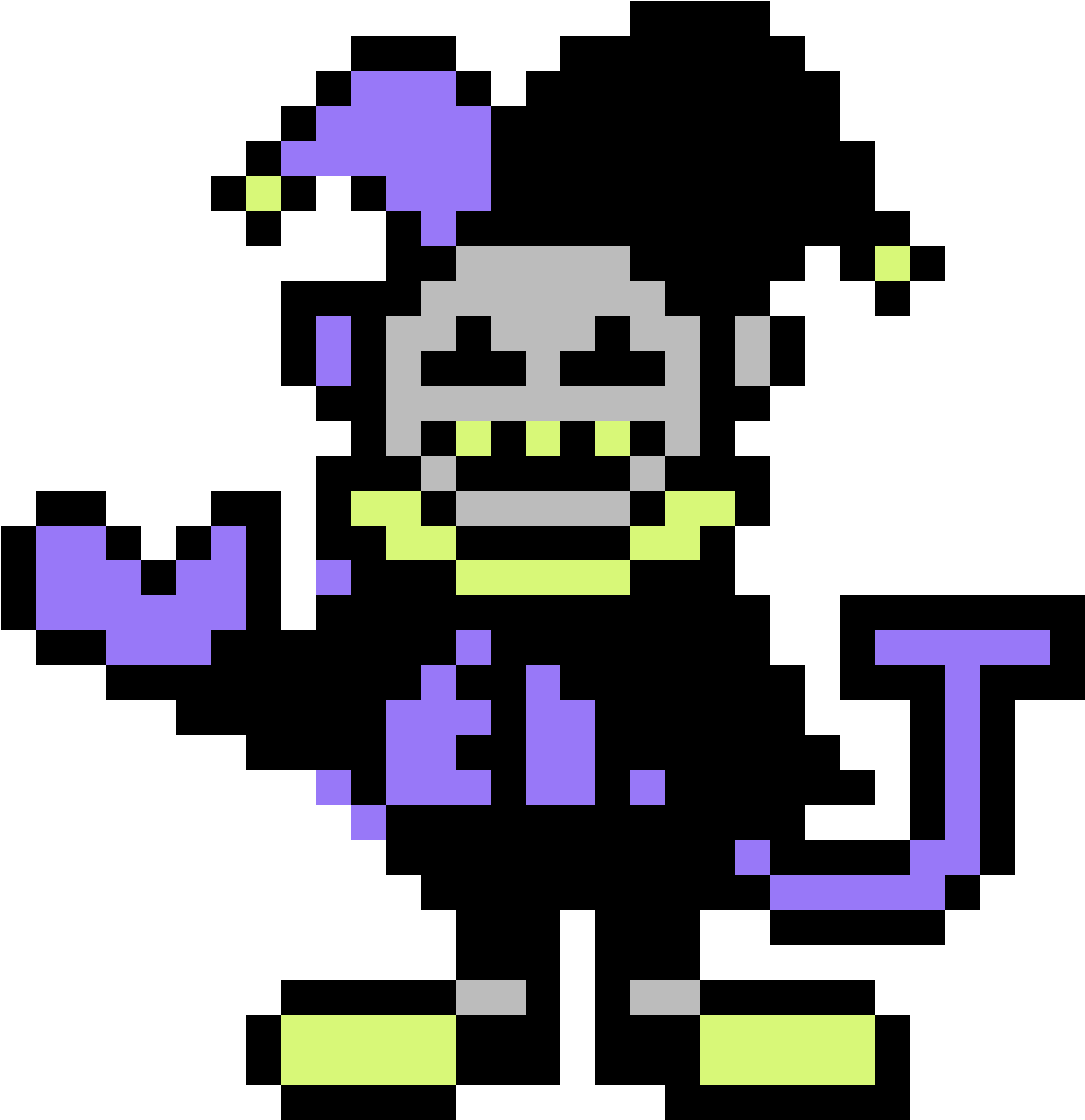 Jevil Nes Sprite Better By Thatbratcohen - Can Do Anything Deltarune Clipart (1190x1120), Png Download