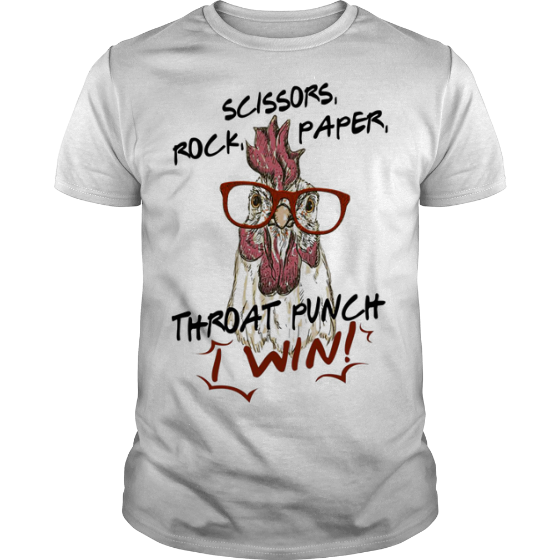 Scissors Rock Paper Throat Punch I Win Chicken Hei - Post Malone Christmas Shirts Clipart (560x560), Png Download