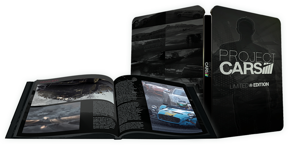 Project Cars Limited Edition And Pre-order Bonuses - Project Cars Special Edition Ps4 Clipart (1006x506), Png Download