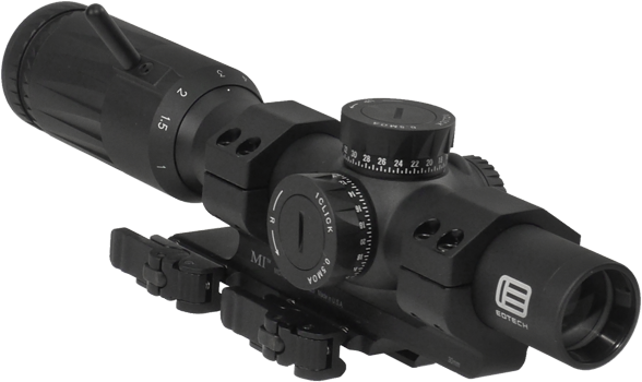 Picture Of Eotech Vudu 1-6x24 Ffp Scope - Vortex Strike Eagle 1 Clipart (600x600), Png Download