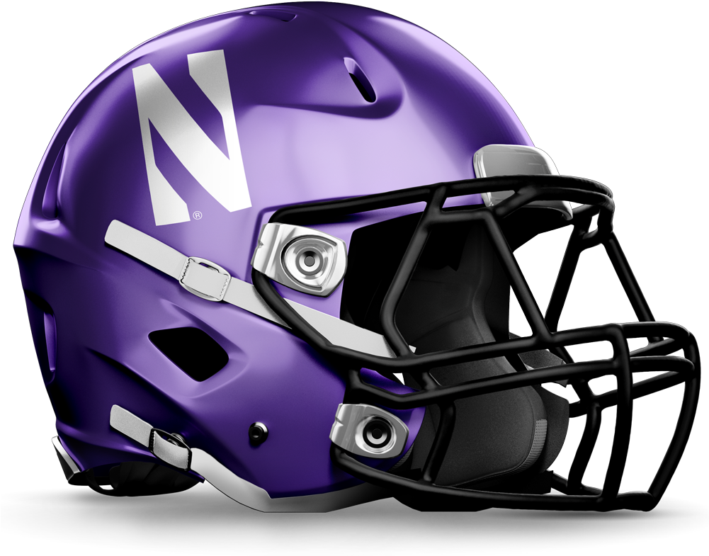 Northwestern Http - //grfx - Cstv - Com/graphics/helmets/nw - Utah State Football Helmet Clipart (1000x800), Png Download