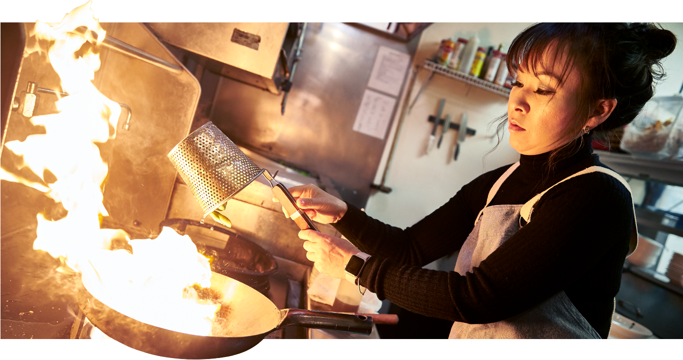 Jina Cooking With Fire - Action Film Clipart (1400x783), Png Download