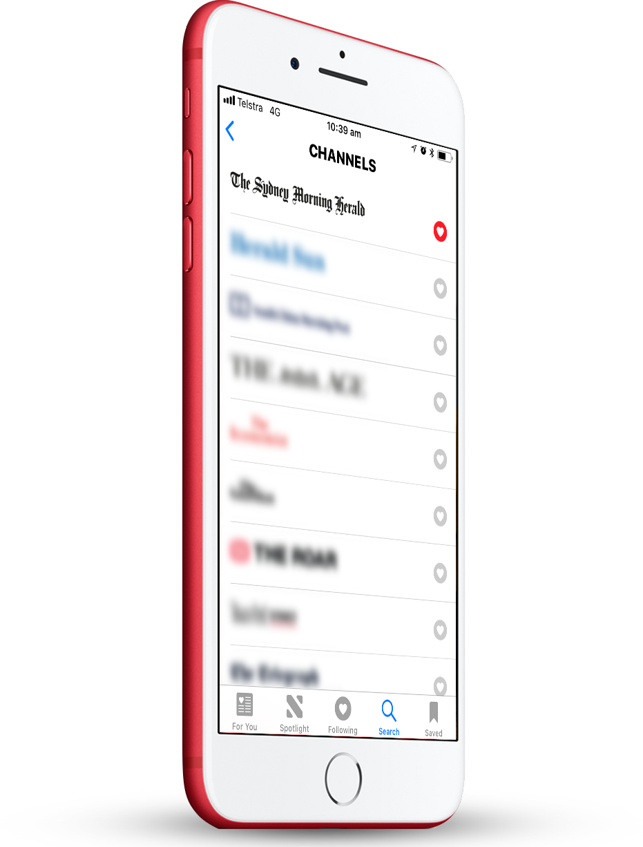 Explore The Smh On Apple News - Iphone Clipart (931x1226), Png Download