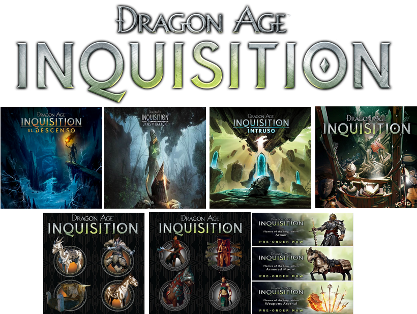 Los Dlc's "destrucción" Y "matadragones" No Estan Incluidos - Dragon Age Inquisition Inquisitor Helmet Craft Clipart (830x616), Png Download
