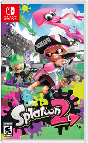 Splatoon 2 For Nintendo Switch - Splatoon 2 Nintendo Switch Clipart (650x489), Png Download