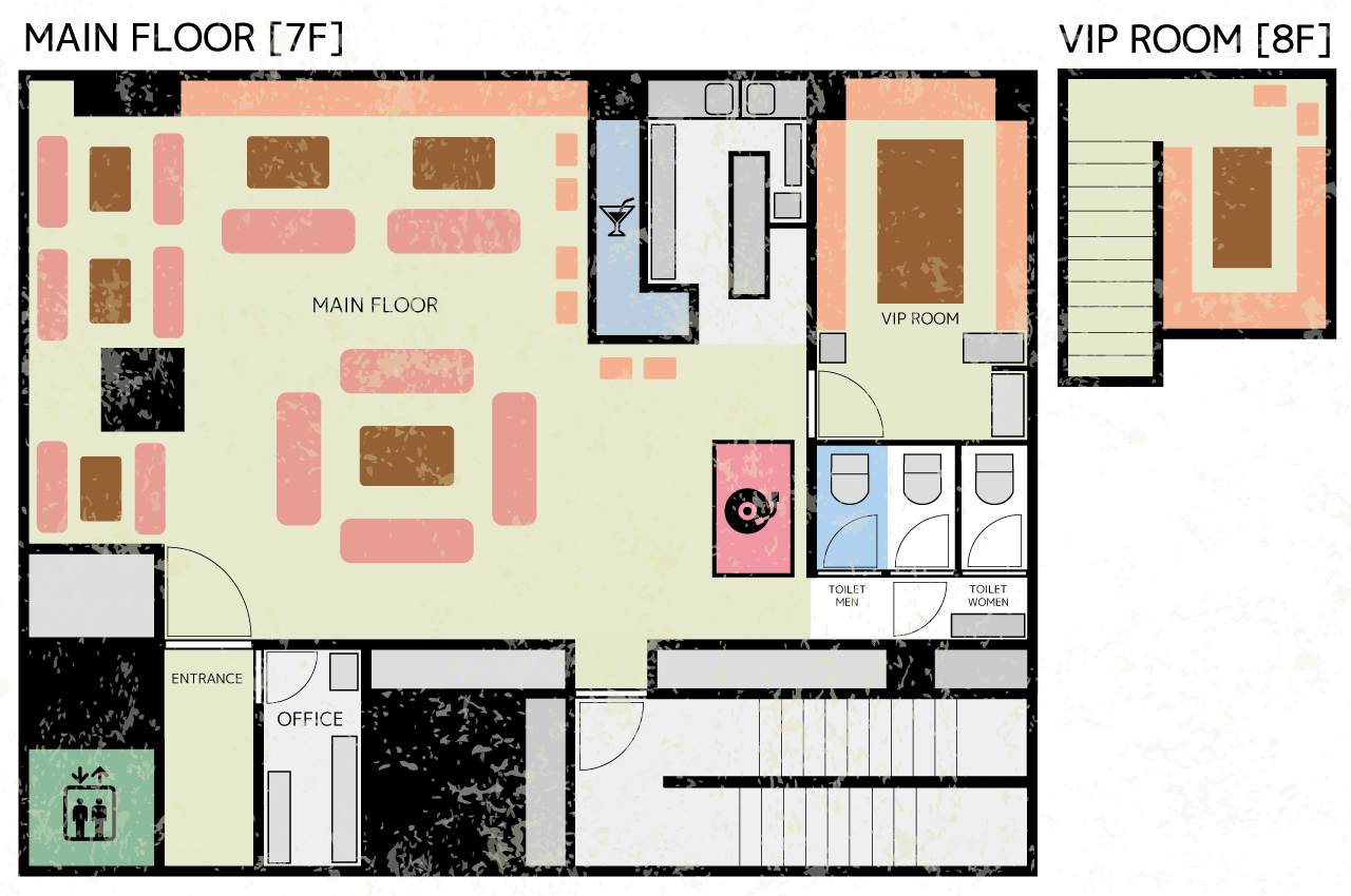 2019 Sputnik Lounge / Epicman Product Co - Floor Plan Clipart (1280x850), Png Download