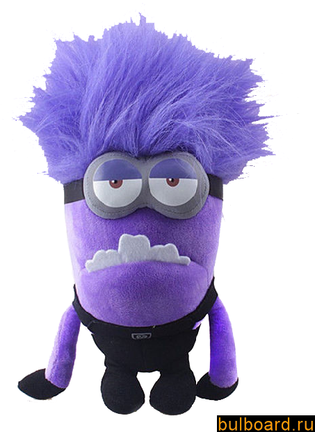 Purple Minion Plush - Minion Makeup Clipart (493x631), Png Download
