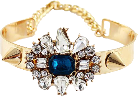 Tough Princess Tiara Cuff - Diamond Clipart (467x728), Png Download