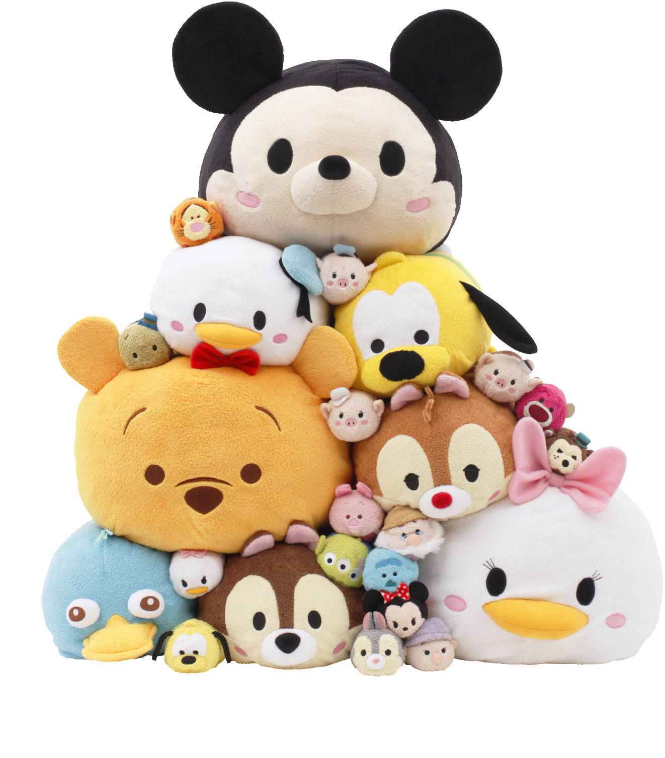 Disney Tsum Tsum Stuffed Animals Clipart (1365x2048), Png Download