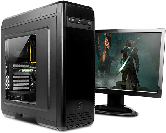 Ibuypower Gamer Paladin E840 Th - Desktop Computer Clipart (600x600), Png Download