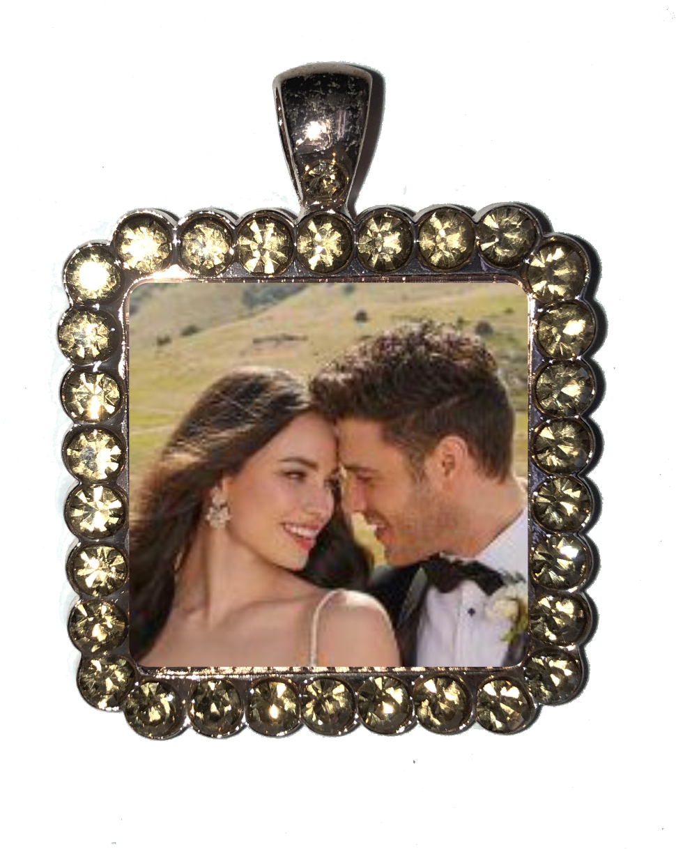 Sublimation 25mm Rhinestone - Locket Clipart (970x1218), Png Download