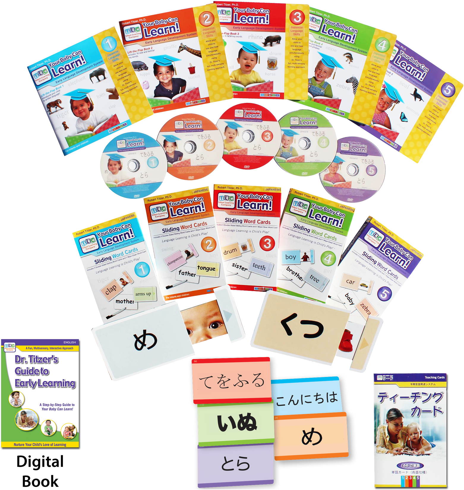 Japanese Deluxe Kit - Dr Titzer's Your Baby Can Learn Special Edition Deluxe Clipart (1693x1693), Png Download