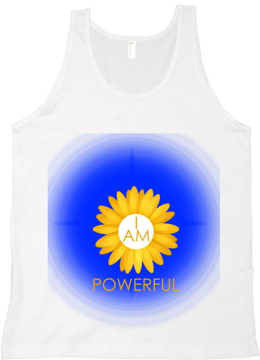 Solar Plexus Chakra I Am Powerful Tank Top - Uzunköprü Clipart (852x762), Png Download